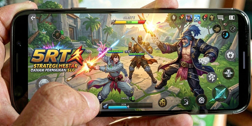 Tampilan gameplay 5RT yang penuh strategi dan aksi.