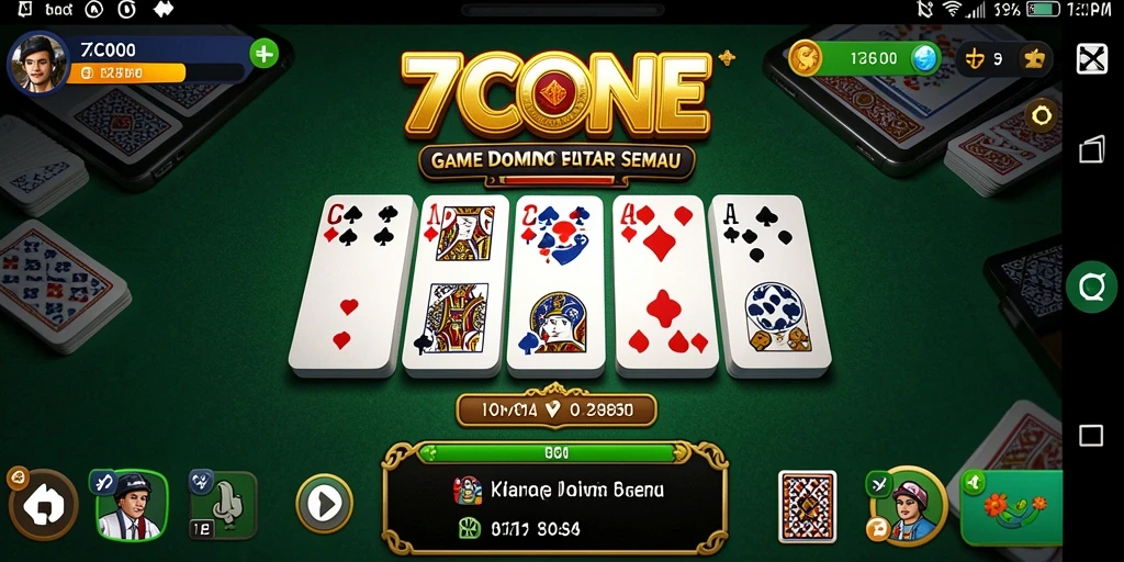 Tampilan gameplay seru di 7CONE dengan pemain berlomba-lomba.