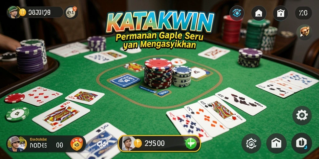 Tampilan gameplay KATAKWIN yang mendebarkan dan penuh strategi.