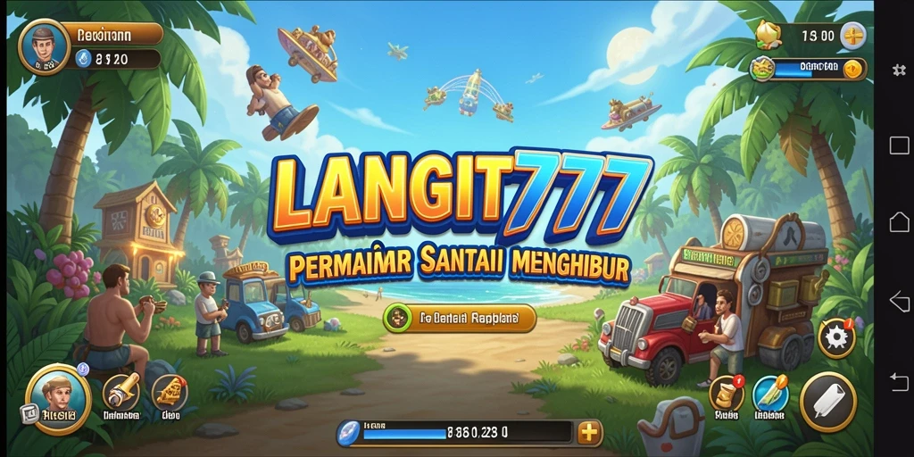 Tampilan gameplay LANGIT777 yang seru dan interaktif.