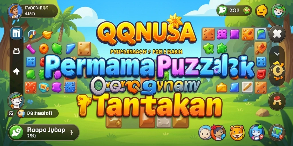 Screenshot gameplay QQNUSA menampilkan puzzle yang menarik dan menantang.