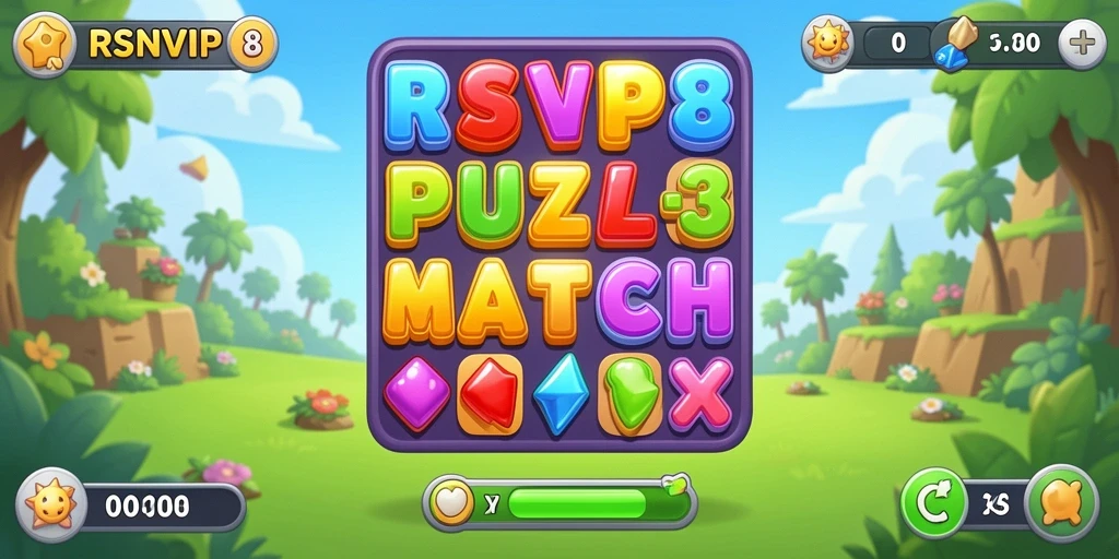 Tampilan gameplay yang menarik pada RSNVIP8 dengan level penuh tantangan.