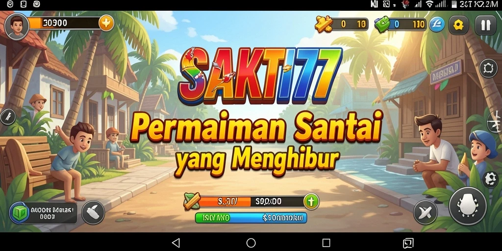 Tampilan gameplay SAKTI77 yang seru dan menarik.