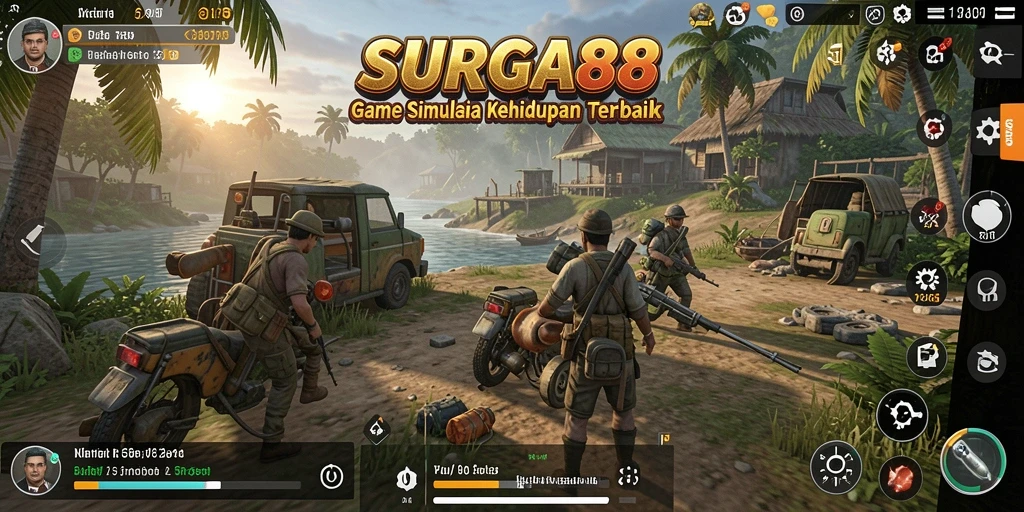Gameplay <strong>SURGA88</strong> yang menyerupai kehidupan sehari-hari yang realistis.